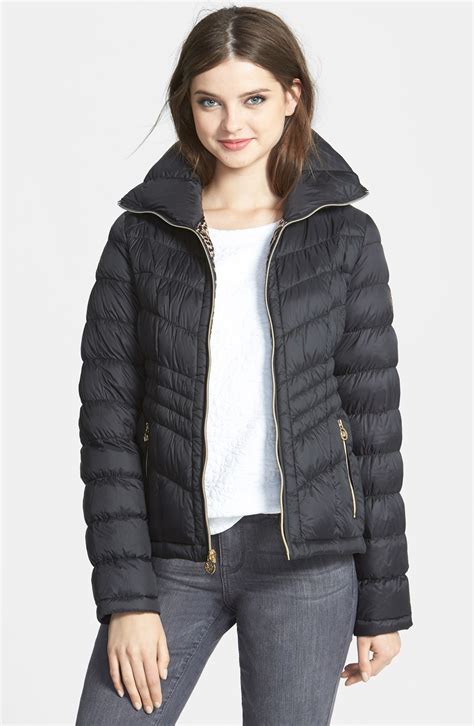 michael michael kors women's packable down jacket|Michael Kors packable puffer jacket.